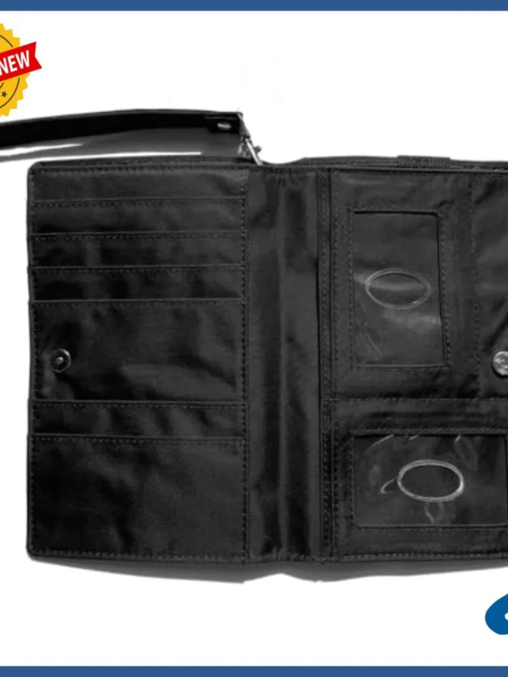 RFID Blocking Plus-Sized Phone Wallet with Wrist Strap